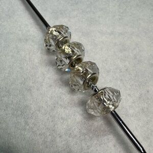 5/$20 single Faceted Charm Bead